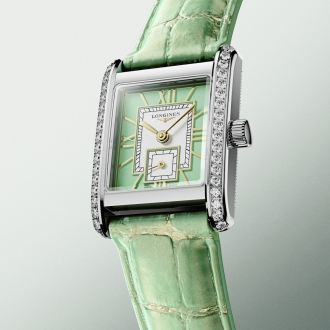 2023 Longines Kachel Mini DolceVita Diamantgrün